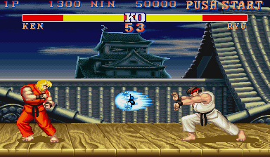 ryu vs ken street fighter 2