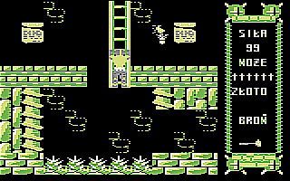 Monstrum (Commodore 64) screenshot: Trap ladder