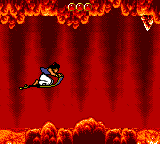 Disney's Aladdin (Game Gear) screenshot: Flying level