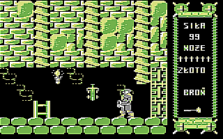 Monstrum (Commodore 64) screenshot: Start up location