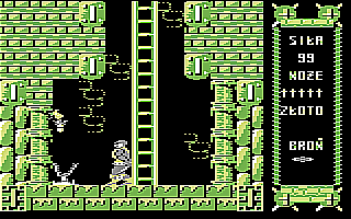 Monstrum (Commodore 64) screenshot: Dead end tomb