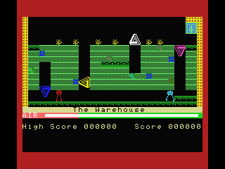 Manic Miner (MSX) screenshot: Warehouse