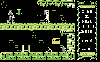 Monstrum (Commodore 64) screenshot: Pickaxe