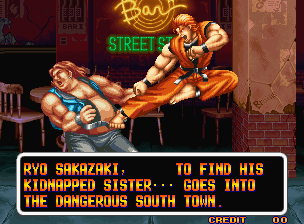 Art of Fighting (Neo Geo) screenshot: Intro 2