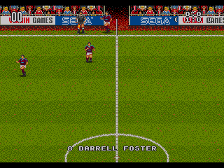 World Trophy Soccer (Genesis) screenshot: Players entering the field