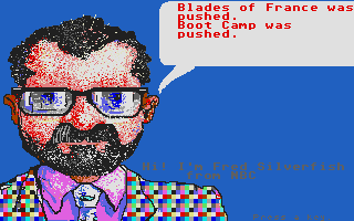Prime Time (Atari ST) screenshot: Programmings shuffles forced on me.