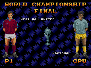 World Trophy Soccer (Genesis) screenshot: The final challenge