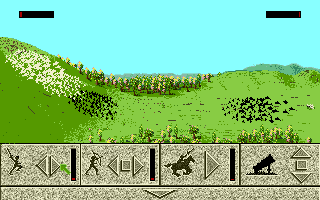 Joan of Arc: Siege & the Sword (Amiga) screenshot: On the battlefield