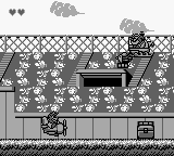 Disney's TaleSpin (Game Boy) screenshot: 2nd level - try to make it through the stadium.