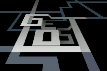 Get Lost! (DOS) screenshot: Title screen