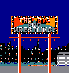 Tag Team Wrestling (Arcade) screenshot: Title screen (Technos Japan release)