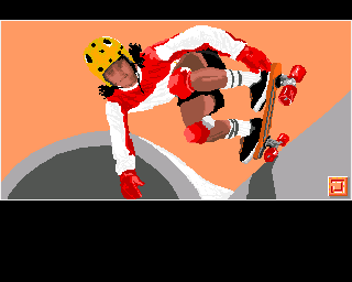 Skate of the Art (Amiga) screenshot: Skater picture