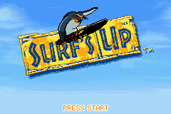 Surf's Up (Game Boy Advance) screenshot: Title screen