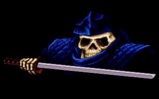 Last Ninja 3 (Amiga CD32) screenshot: The ninja is dead