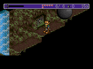 Landstalker (Genesis) screenshot: Like a Indiana Jones - there should be Raiders March in background