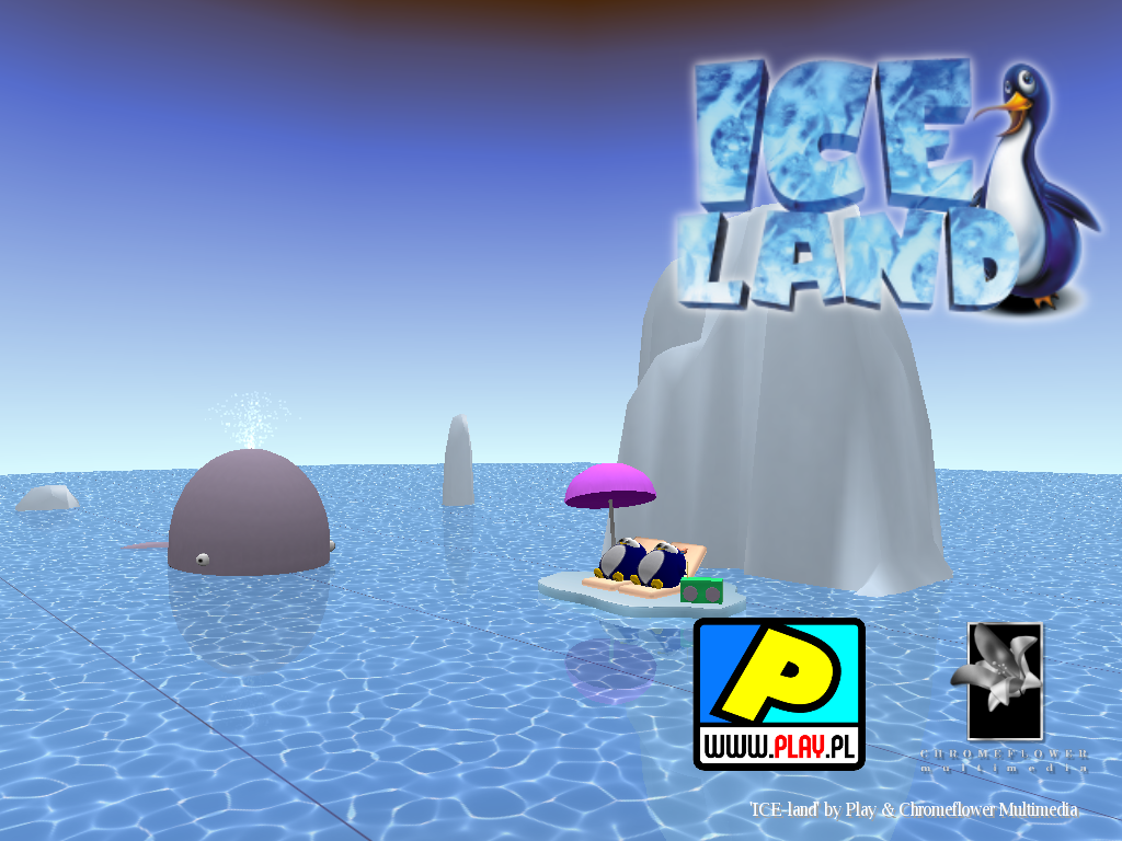 Ice Pingu (Windows) screenshot: Splash screen (Dutch version)