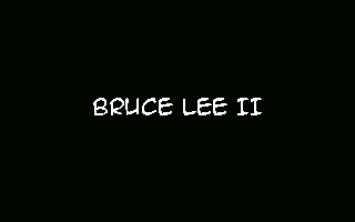 Bruce Lee II (Commodore 64) screenshot: Title screen