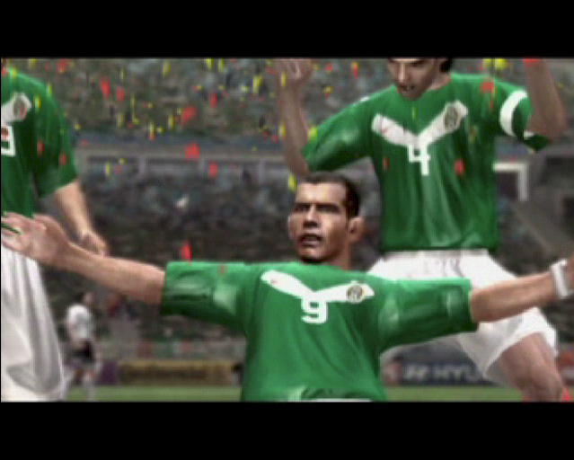 FIFA World Cup: Germany 2006 (PlayStation 2) screenshot: After a display of logos and licences the game goes into an animated sequence of in-game footage
