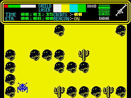 Colony (ZX Spectrum) screenshot: Nice cactus