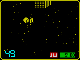 Collision Course (ZX Spectrum) screenshot: There's the portal