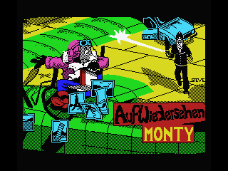 Auf Wiedersehen Monty (MSX) screenshot: Intro screen