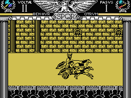 Coliseum (MSX) screenshot: Your opponents carry deadly weapons