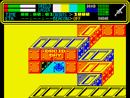 Colony (ZX Spectrum) screenshot: Starting position