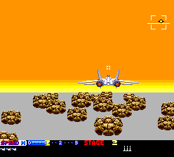 After Burner II (TurboGrafx-16) screenshot: Stage 2