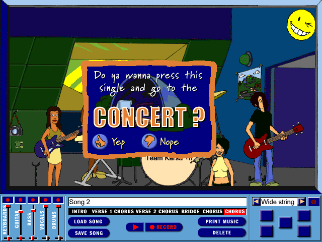 Create a Pop Sensation (Windows) screenshot: Ready for concert?