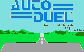 AutoDuel (Atari ST) screenshot: Title screen #2
