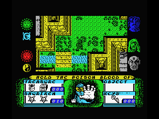 Avenger (MSX) screenshot: Level 1
