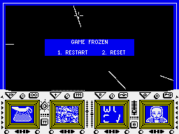 The Comet Game (ZX Spectrum) screenshot: P break?