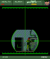 Tom Clancy's Splinter Cell: Extended Ops (J2ME) screenshot: Sniper rifle
