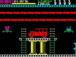 Automania (ZX Spectrum) screenshot: Car 7 was completed too.