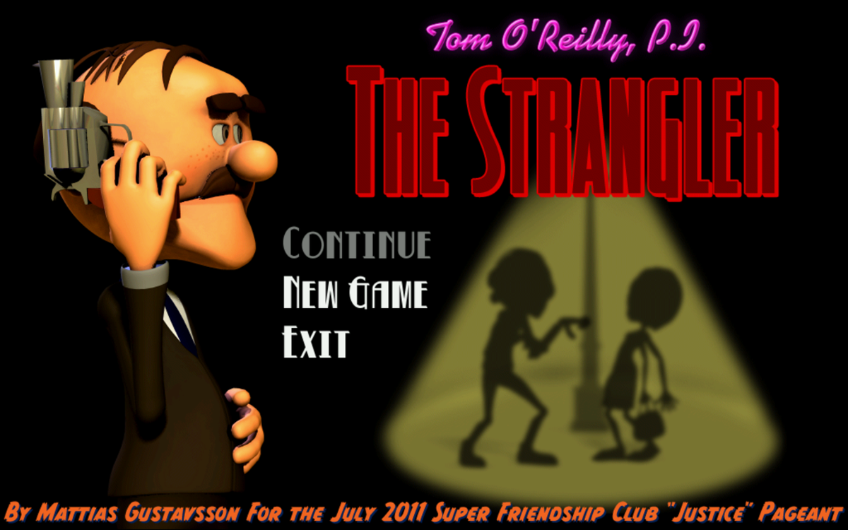 The Strangler (Windows) screenshot: Title screen