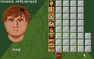 Flames of Freedom (Atari ST) screenshot: Designing my agents looks