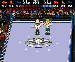 Ring King (MSX) screenshot: You lost!