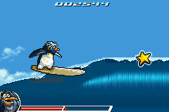 Surf's Up (Game Boy Advance) screenshot: Riding the waves