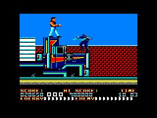 Bad Dudes (Amstrad CPC) screenshot: Boss