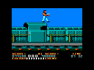 Bad Dudes (Amstrad CPC) screenshot: Stage 5