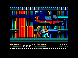Bad Dudes (Amstrad CPC) screenshot: Boss