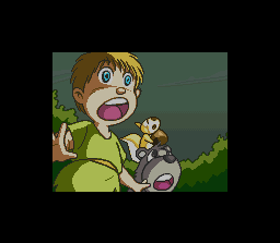 Do Re Mi Fantasy: Milon no DokiDoki Daibōken (SNES) screenshot: Intro: When suddenly it became dark