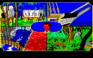 Gold Rush! (Amiga) screenshot: The animated introduction.