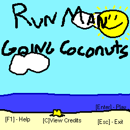 RunMan: Going Coconuts (Windows) screenshot: Main menu