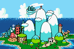 Yoshi's Island: Super Mario Advance 3 (Game Boy Advance) screenshot: Yoshi Island