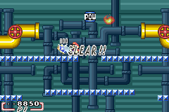 Yoshi's Island: Super Mario Advance 3 (Game Boy Advance) screenshot: Clear!!