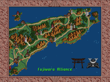 Lords of the Rising Sun (CD-i) screenshot: I Formed an early alliance