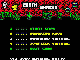 Your Sinclair 6-Pack March 1991 (ZX Spectrum) screenshot: Main menu