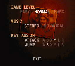 Nosferatu (SNES) screenshot: Game options