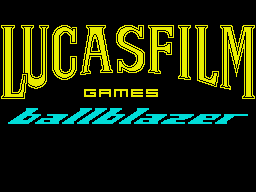 Ballblazer (ZX Spectrum) screenshot: Loading screen